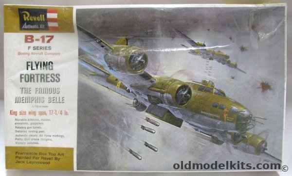 Revell 1/72 B-17F Flying Fortress Memphis Belle, H201 plastic model kit